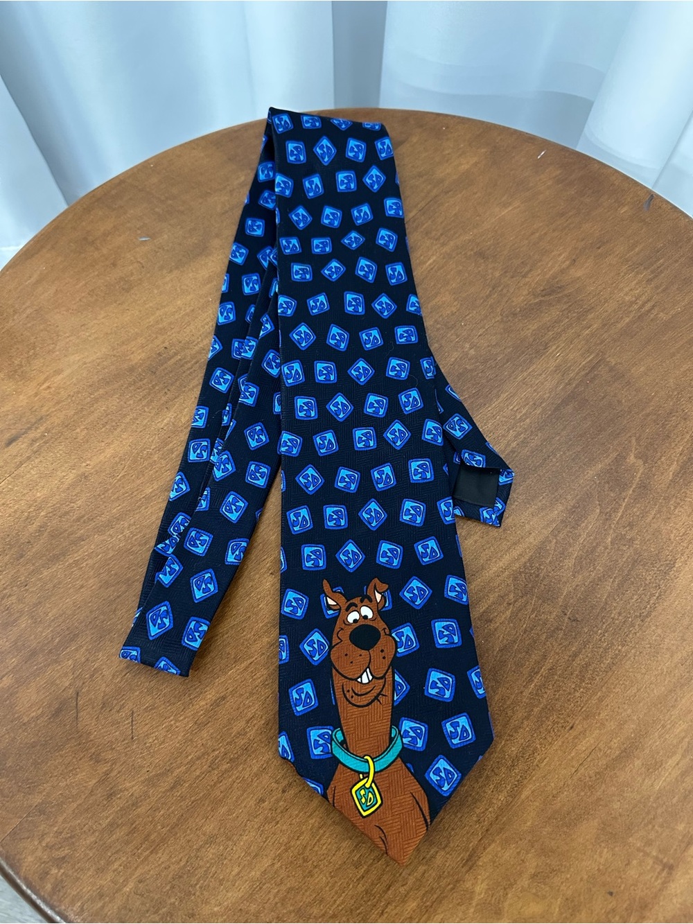 Scooby-Doo Patterned Black & Blue Novelty Tie